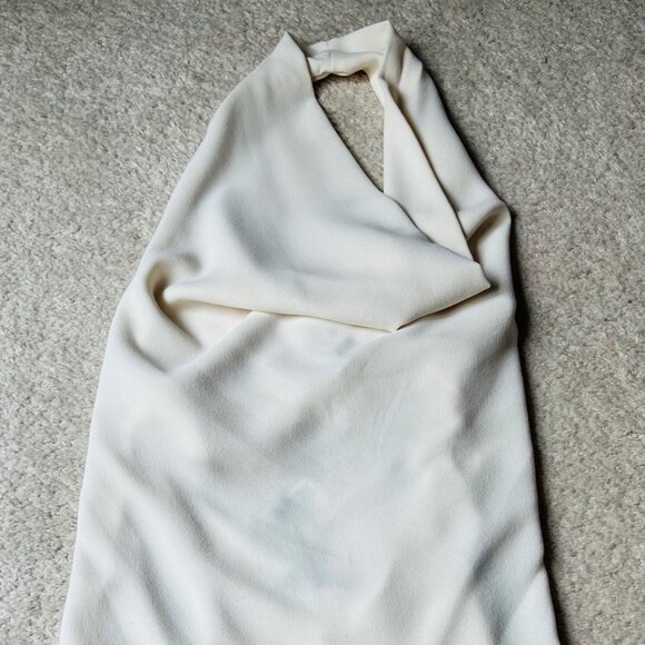 SOLD: Stunning White Bodysuit Top by ZARA - NWT - Looks AMAZING. Size M - Picture 8 of 8